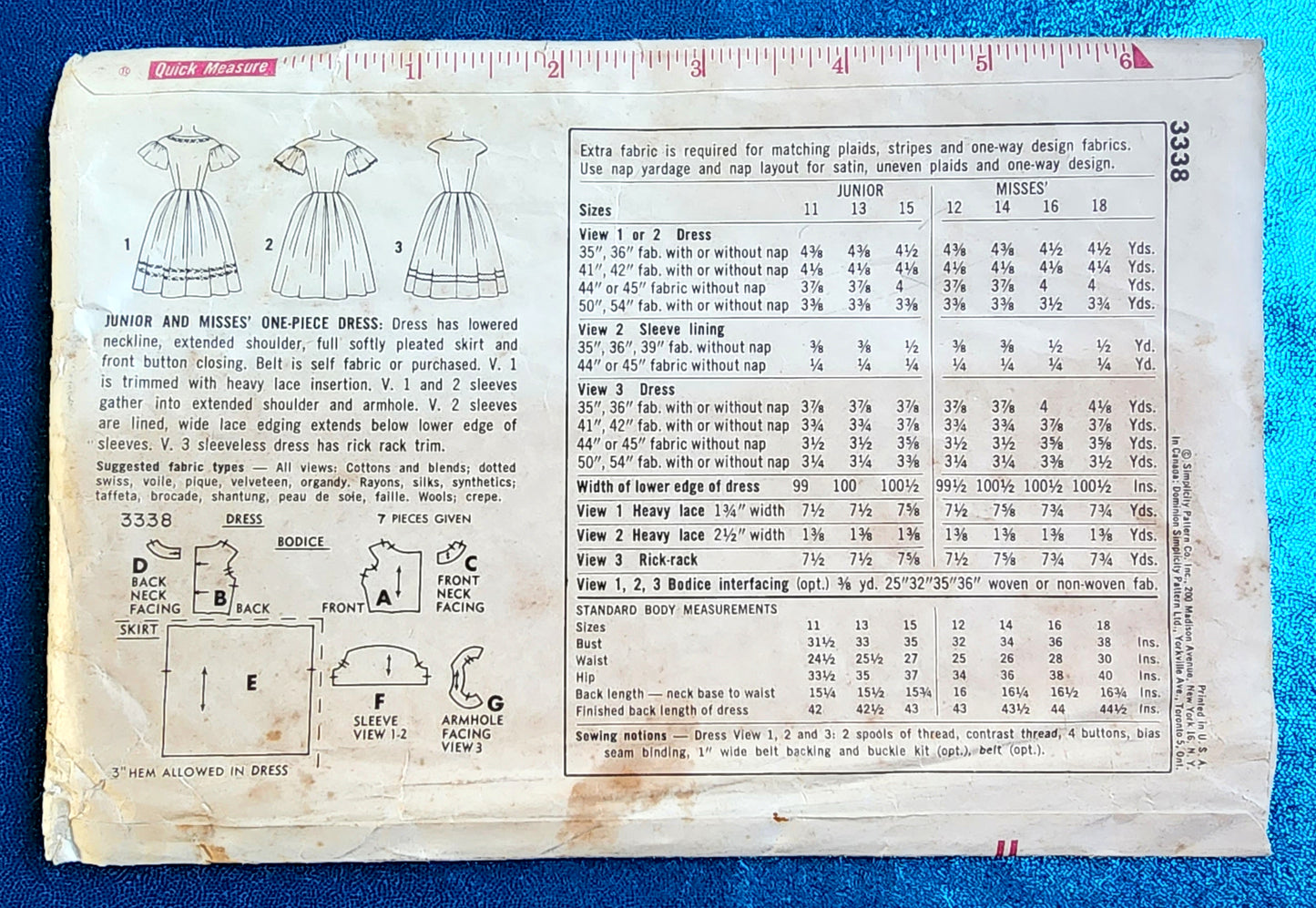 Simplicity 3338