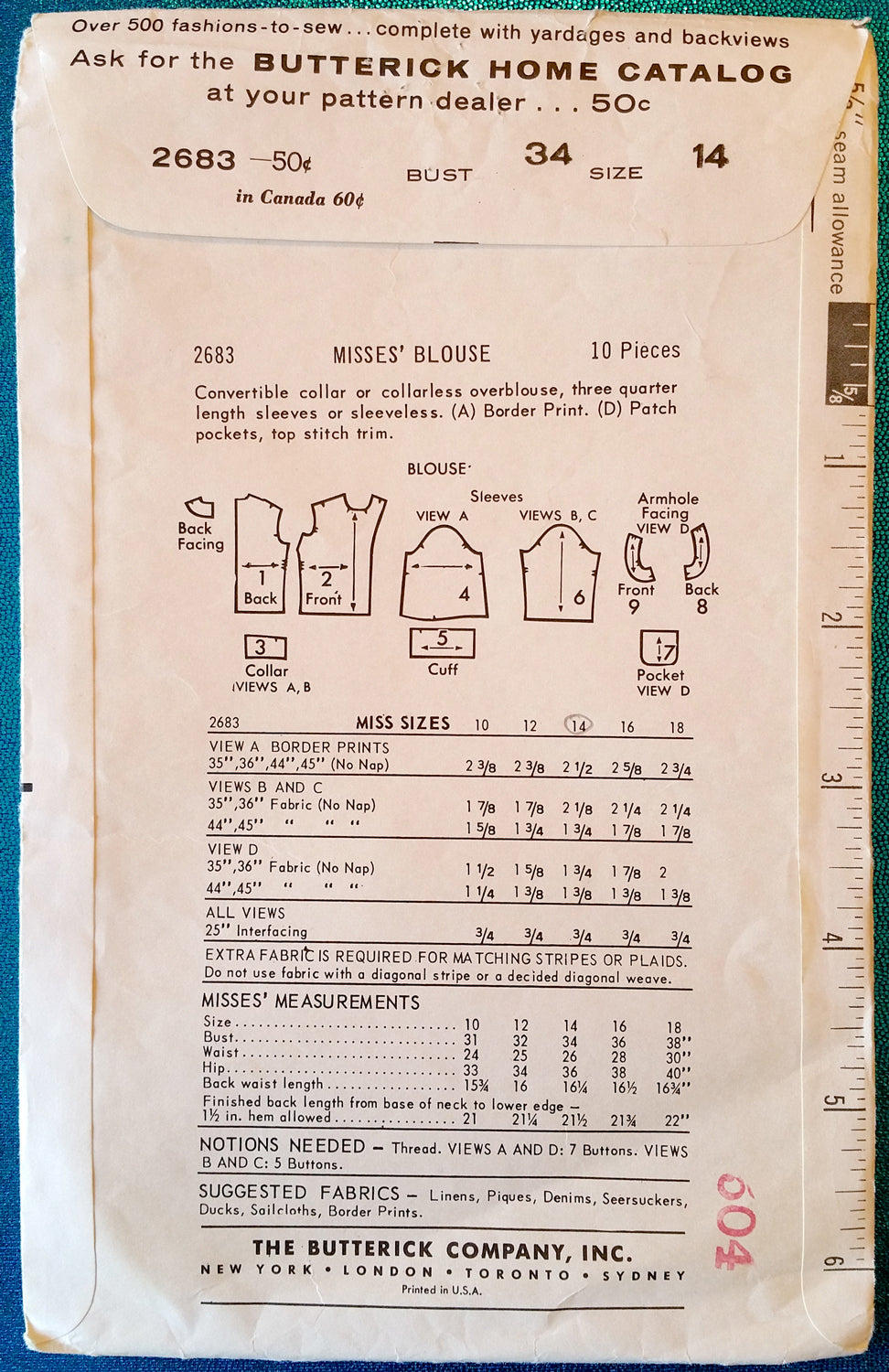 Butterick 2683