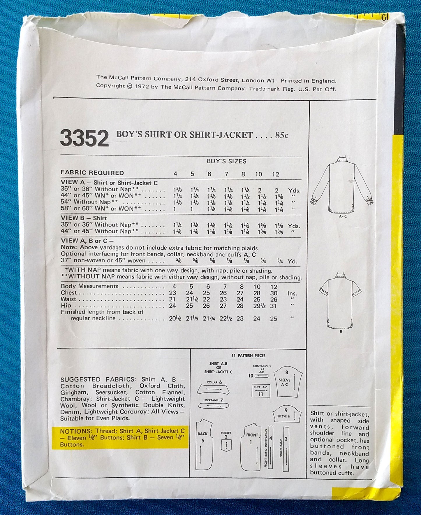 McCall's 3352