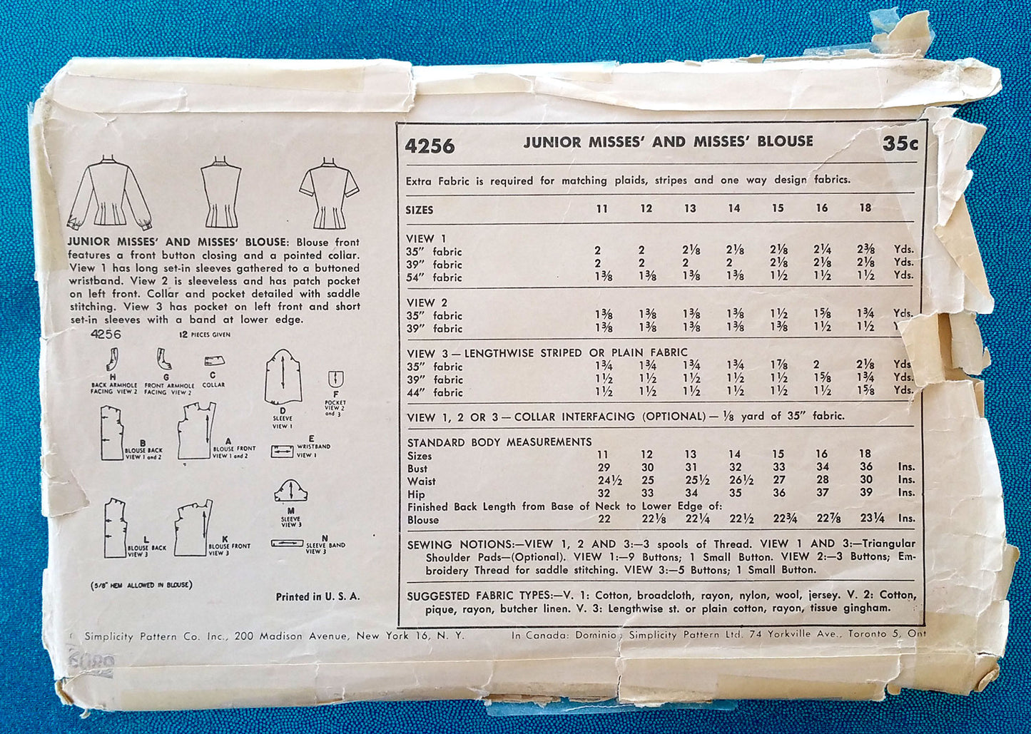 Simplicity 4256