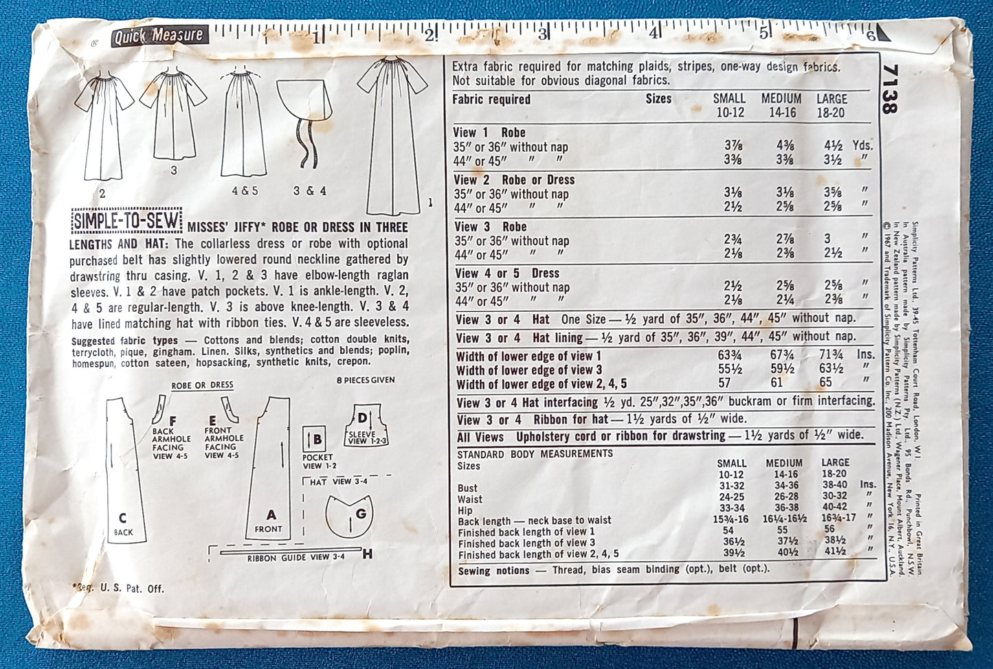 Simplicity 7138