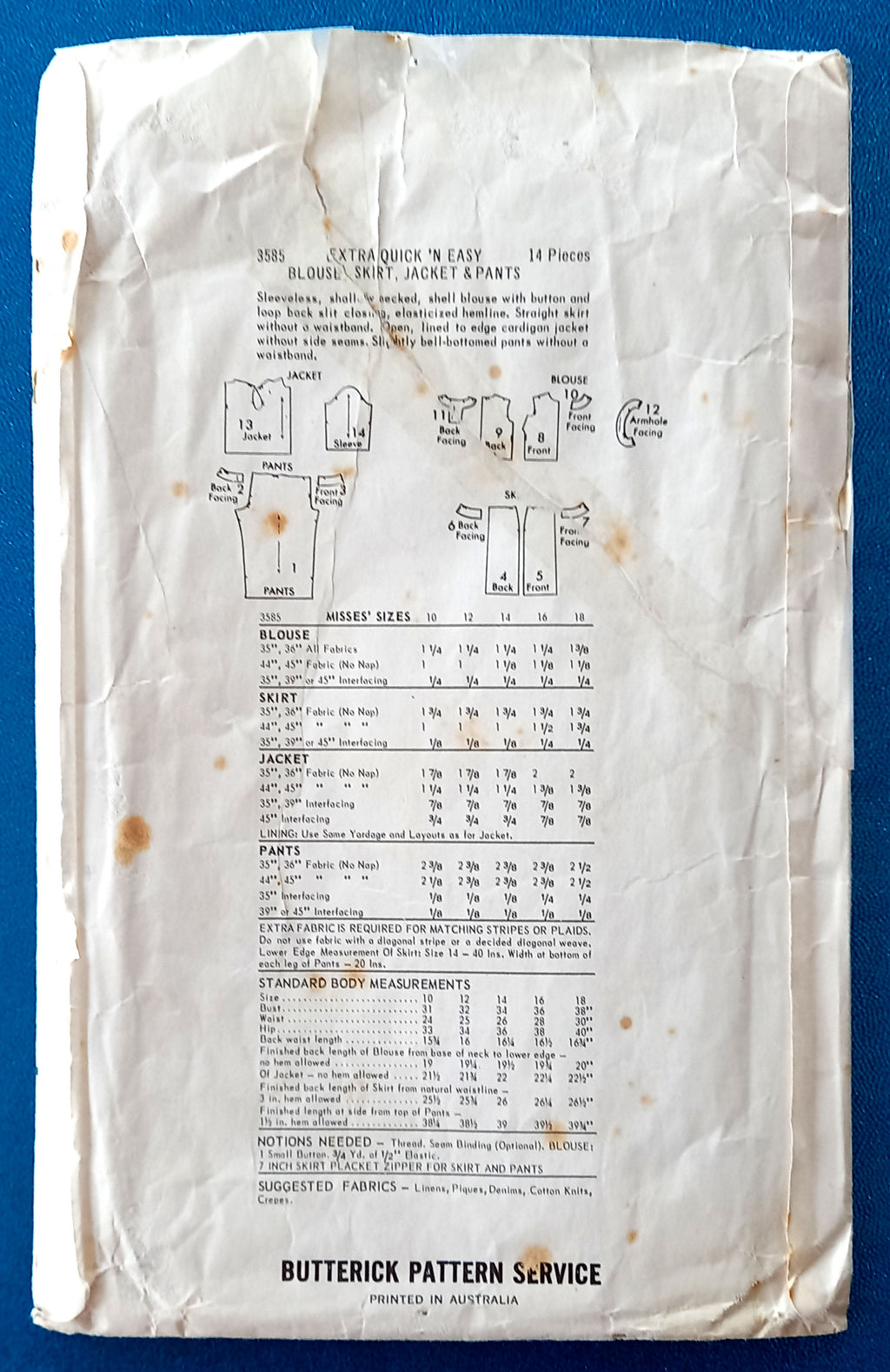 Butterick 3585