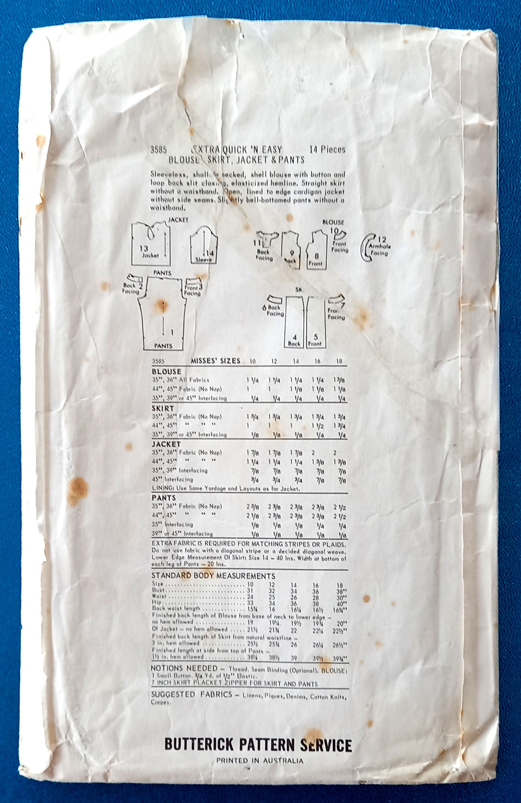 Butterick 3585