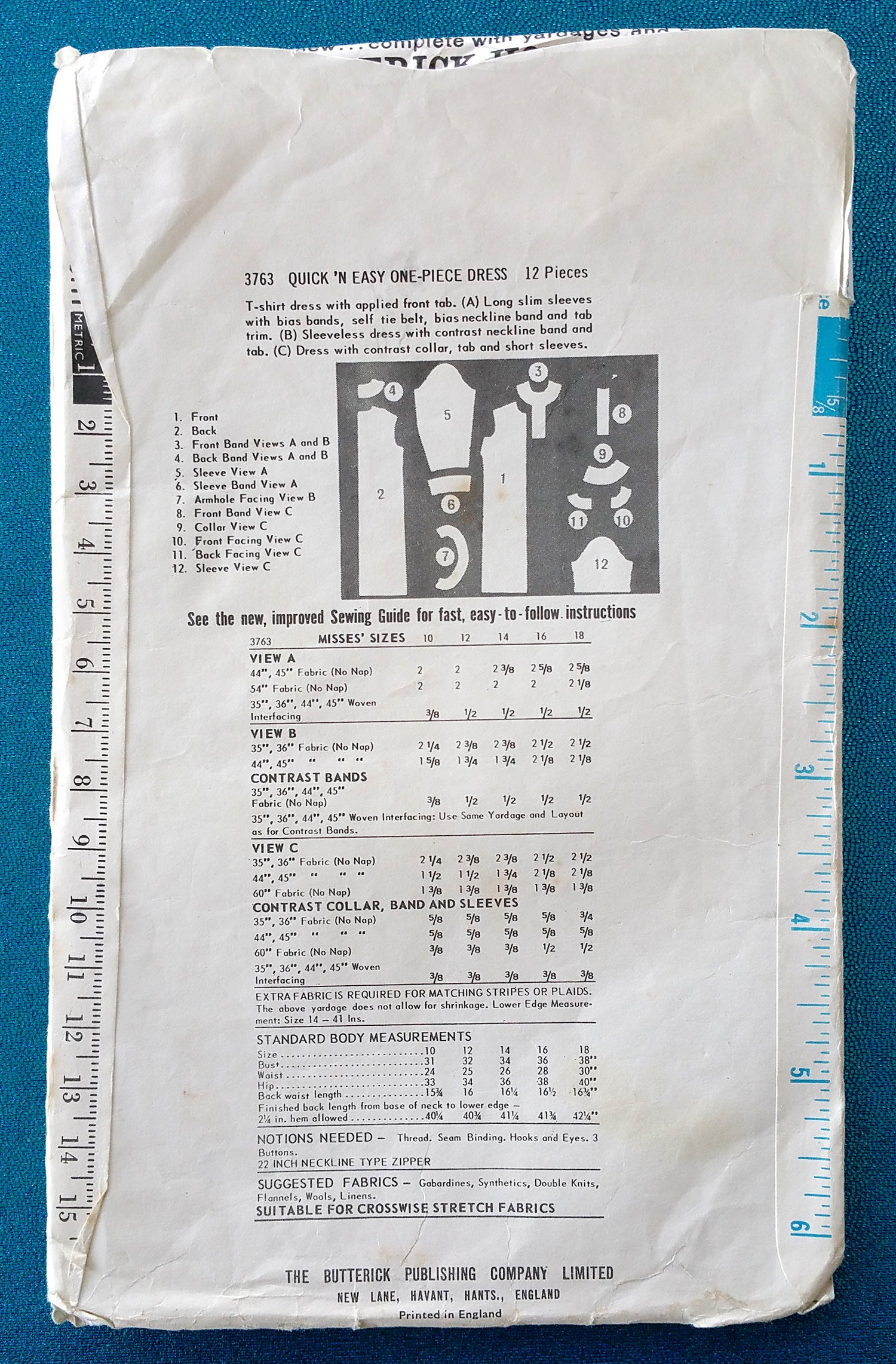 Butterick 3763