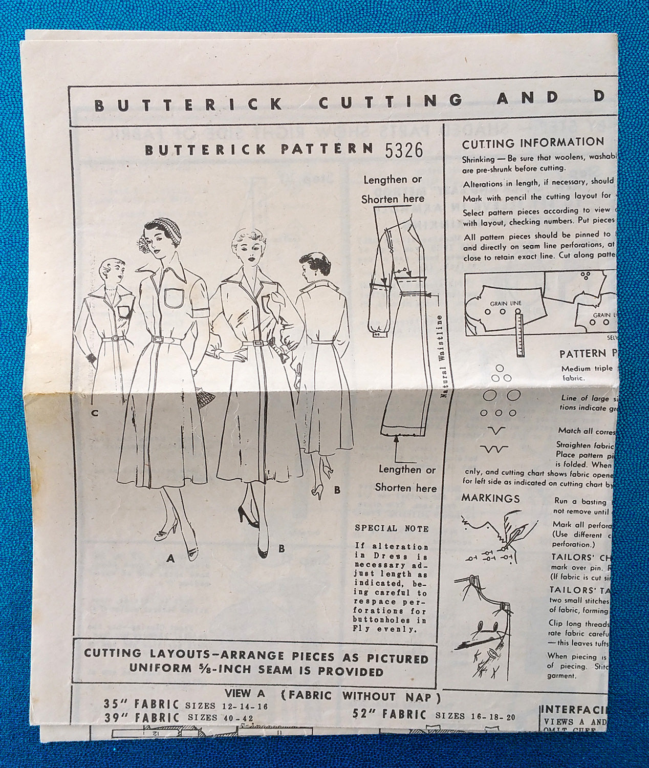 Butterick 5326