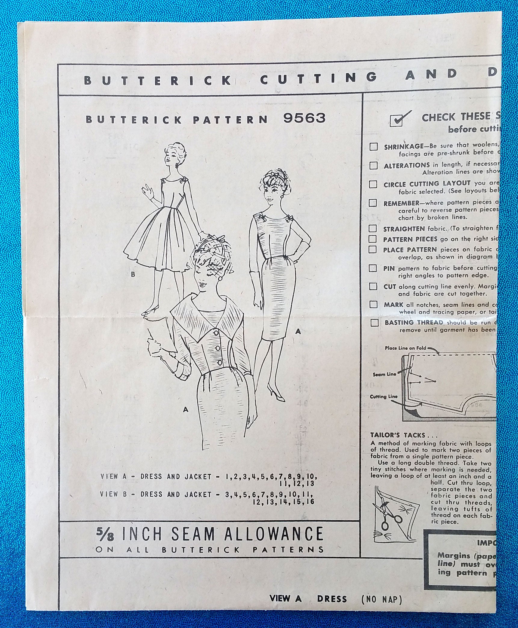 Butterick 9563