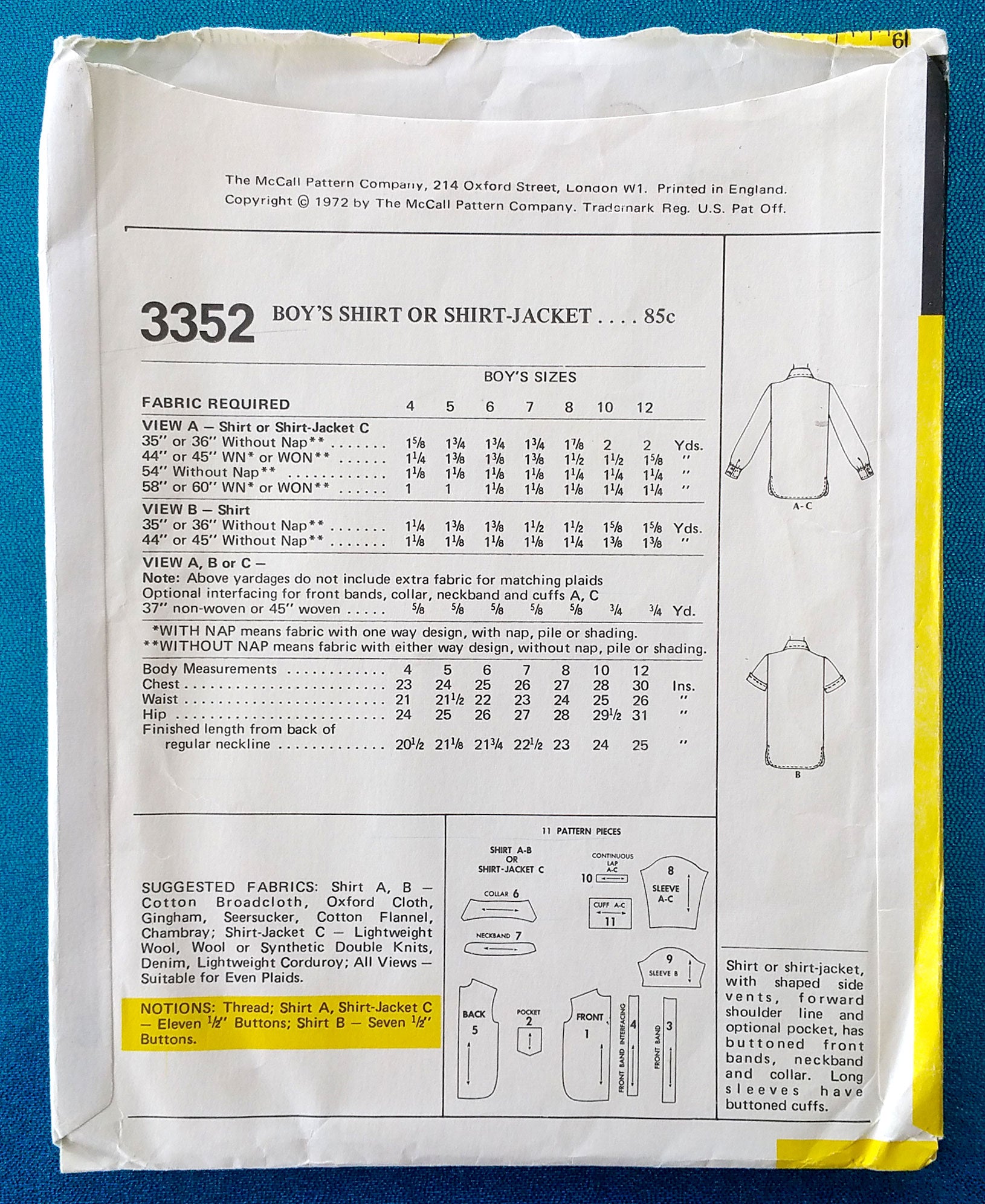 McCall's 3352