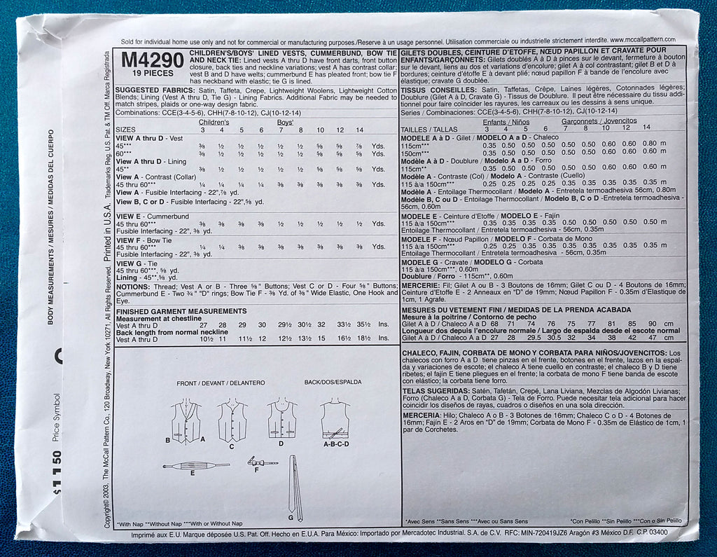 McCall's 4290