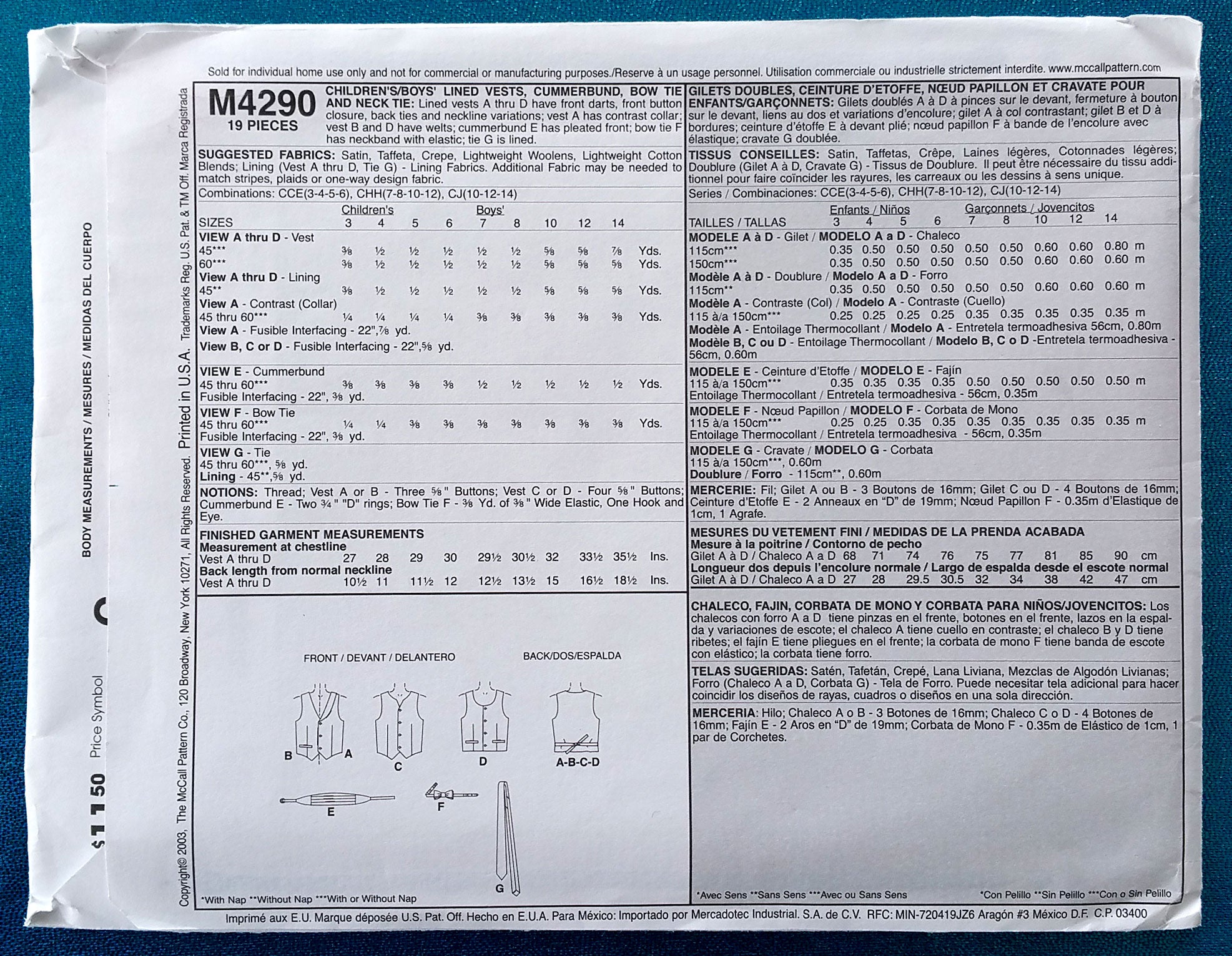 McCall's 4290