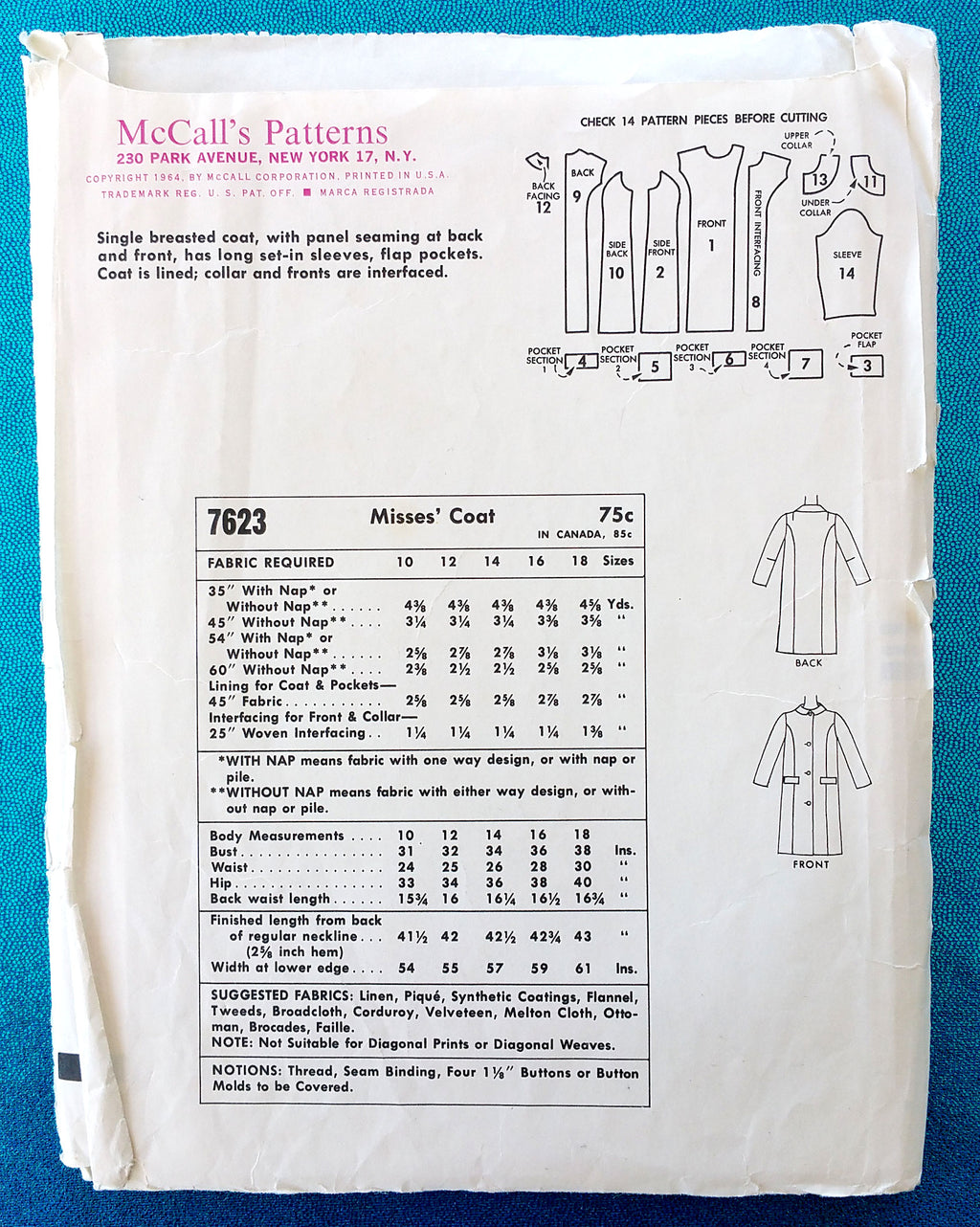 McCall's 7623