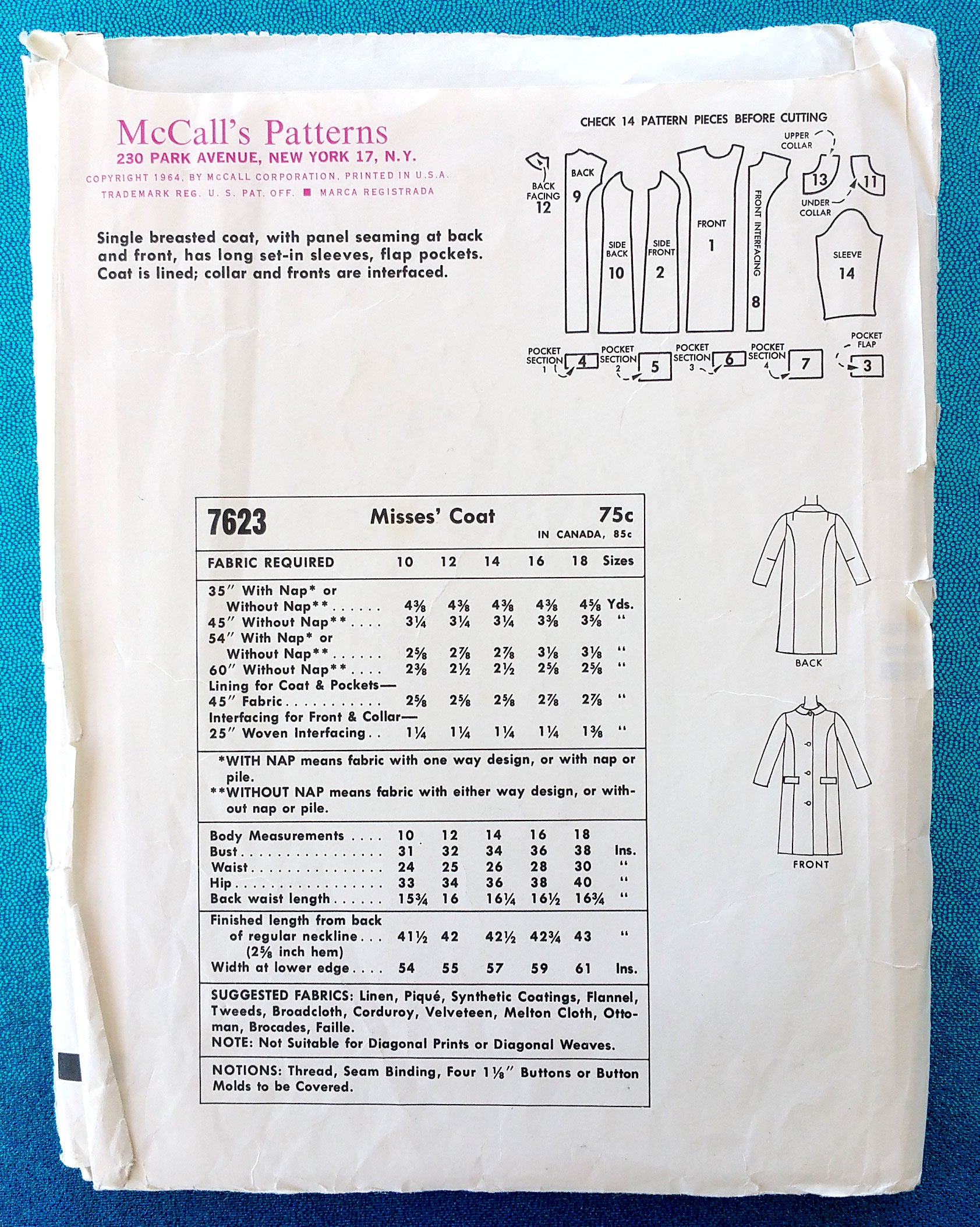 McCall's 7623