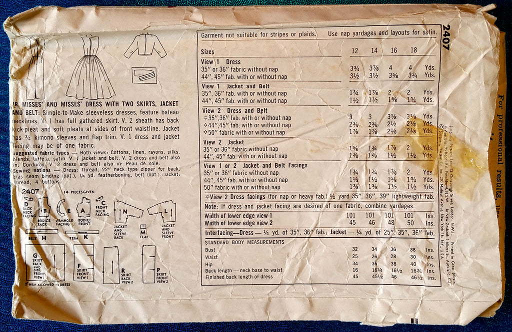Simplicity 2407