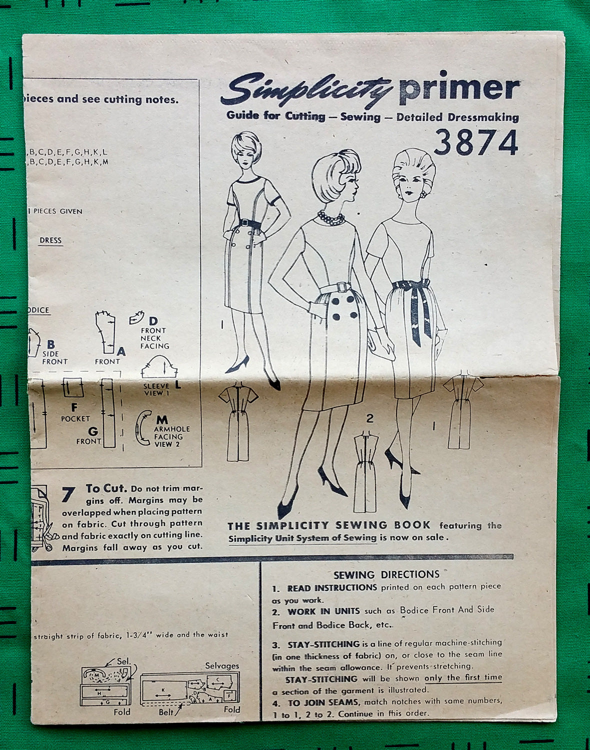 Simplicity 3874 - 34" bust