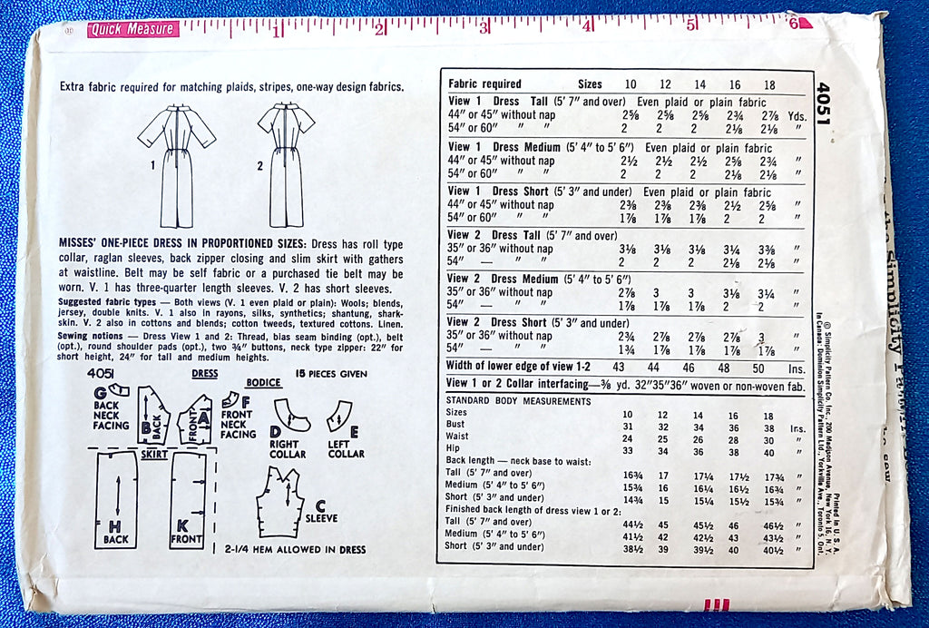 Simplicity 4051