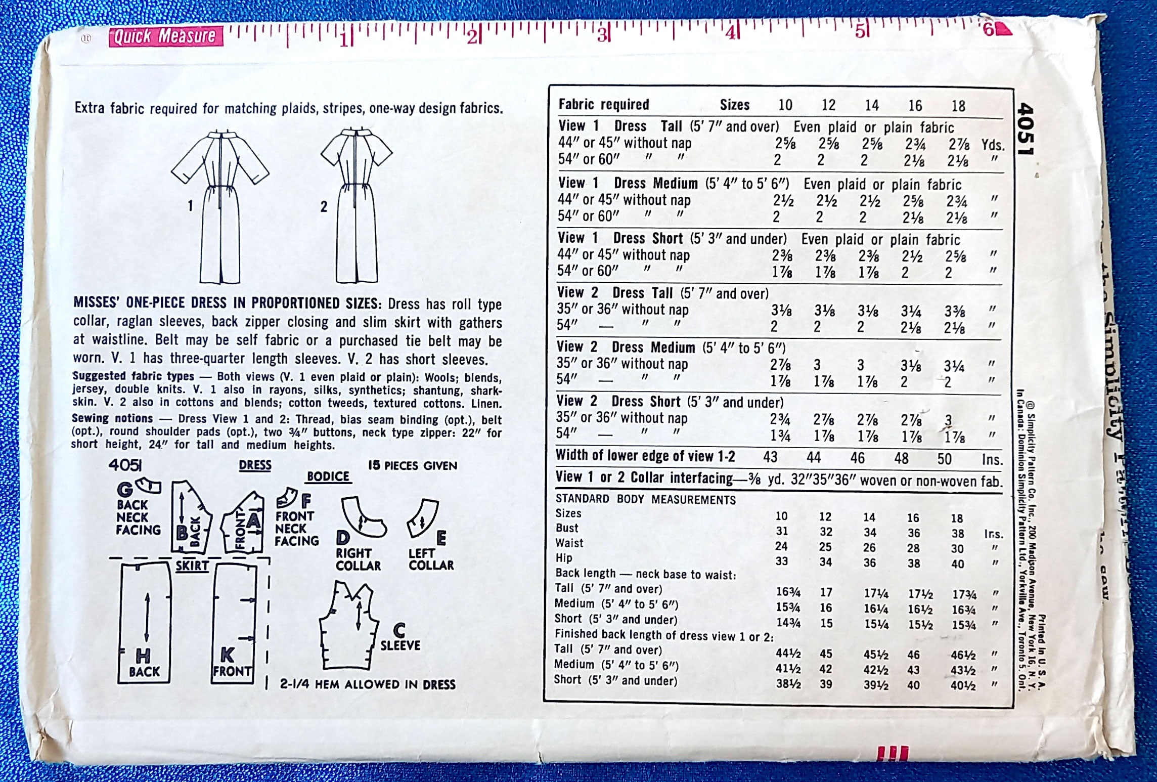 Simplicity 4051