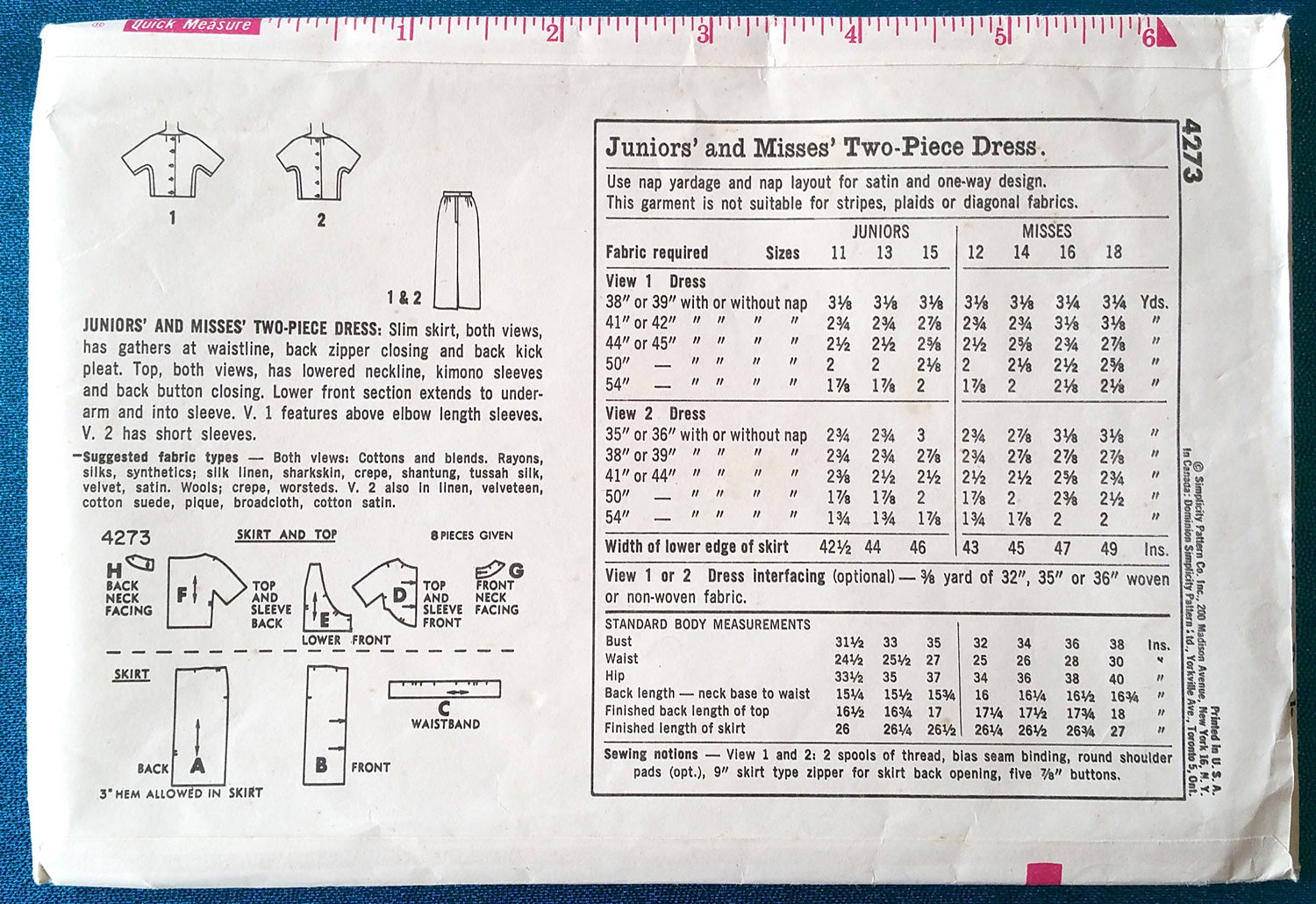 Simplicity 4273