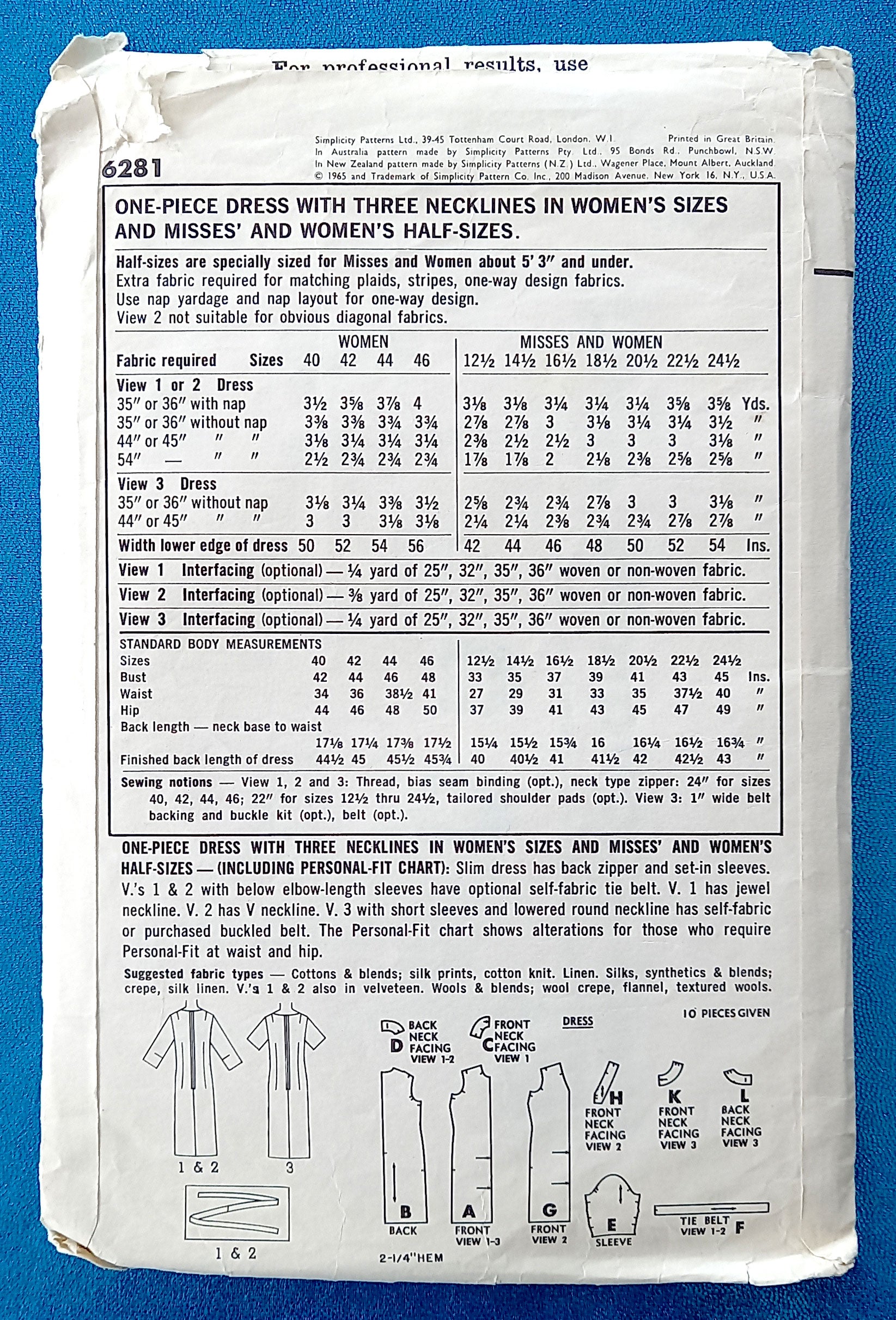 Simplicity 6281