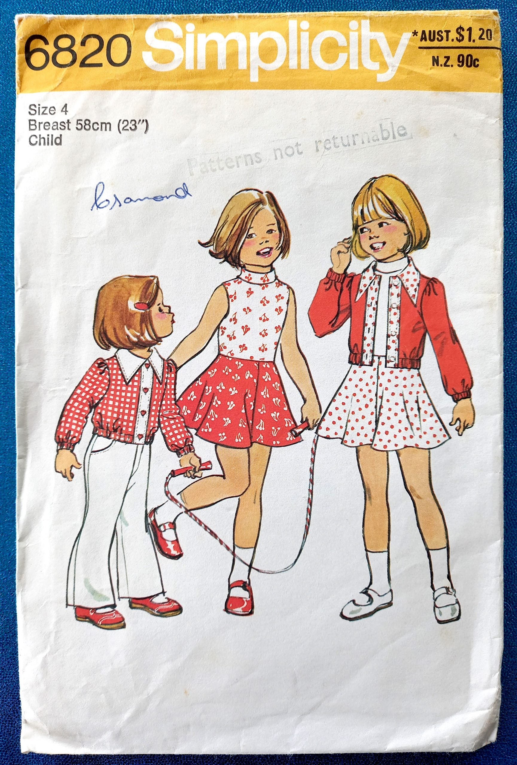 Simplicity 6820